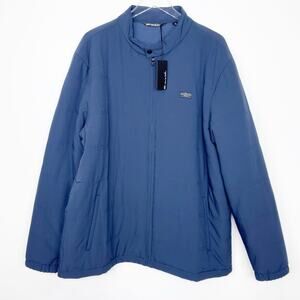 NWT Travis Mathew Seaboard Quilted Blue Jacket Men's 2XL